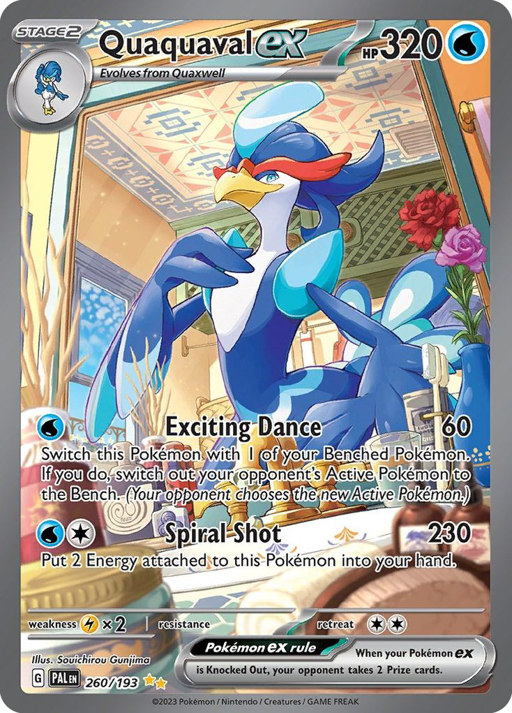 Quaquaval ex (260/193) - Paldea Evolved Pokémon Card