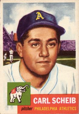 Carl Scheib 1953 Topps #57 Sports Card