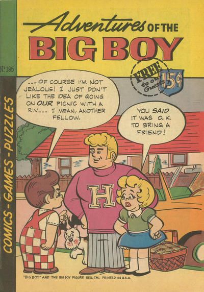 Adventures of Big Boy #185 Comic