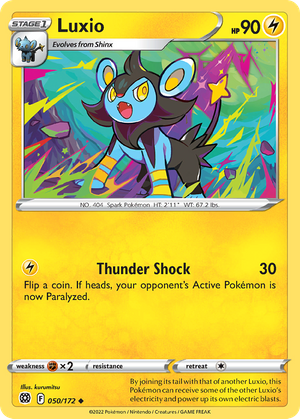 Luxio (50/172) - Brilliant Stars