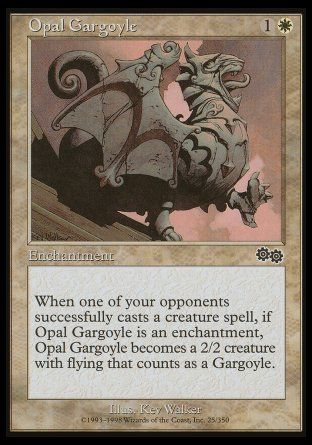 Opal Gargoyle (Urza's Saga) Trading Card