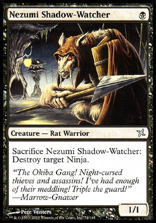 Nezumi Shadow-Watcher (Betrayers of Kamigawa) Trading Card