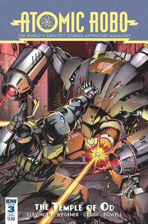Atomic Robo And The Temple Of Od #3 (Subscription Variant)