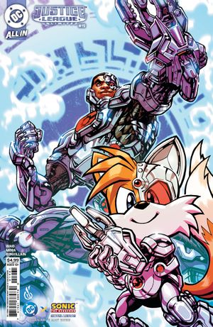 Justice League Unlimited #19 (Cvr F Carlos Danda Dc X Sonic Card Stock Variant)