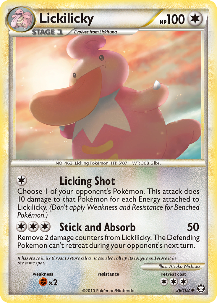 Lickilicky (38/102) - HS—Triumphant Pokémon Card