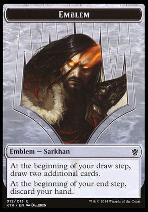 Emblem Sarkhan, the Dragonspeaker (Khans of Tarkir)