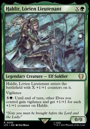 Haldir, L�rien Lieutenant (The Lord of the Rings Commander Decks)