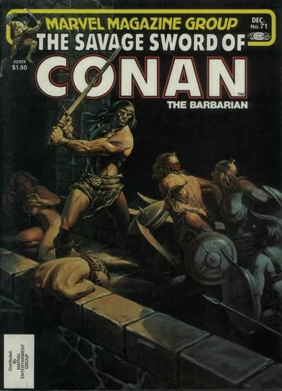 The Savage Sword of Conan #71 Comic