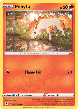 Ponyta (21/189) - Astral Radiance