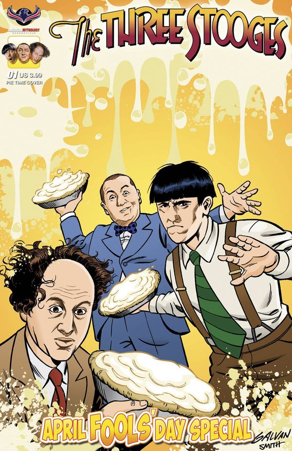 Three Stooges April Fools Day #1 (Pie Time Cover)