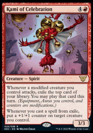 Kami of Celebration (Kamigawa Neon Dynasty Commander Decks) Trading Card