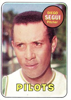 Diego Segui 1969 Topps #511 Sports Card