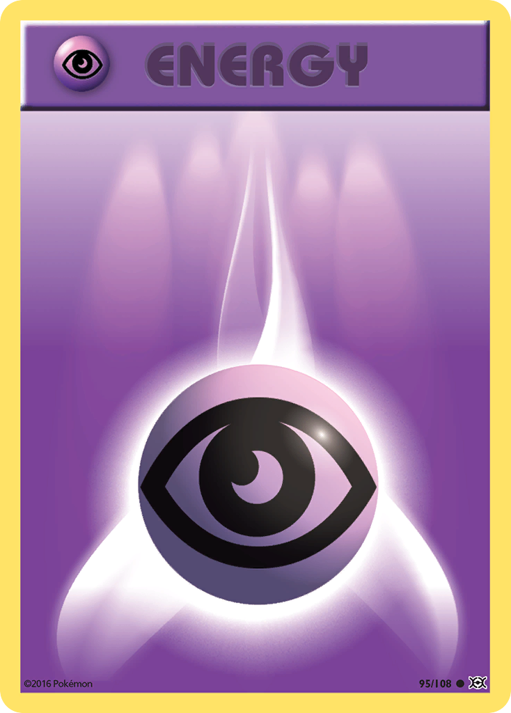 Psychic Energy (95/108) - Evolutions Pokémon Card