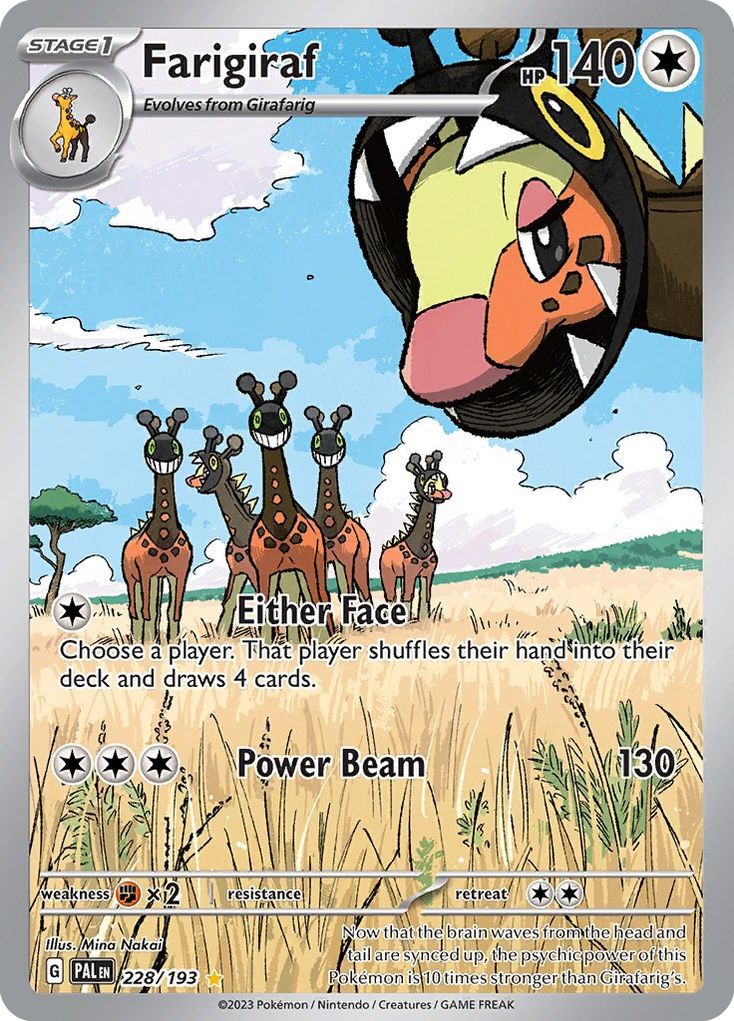 Farigiraf (228/193) - Paldea Evolved Pokémon Card