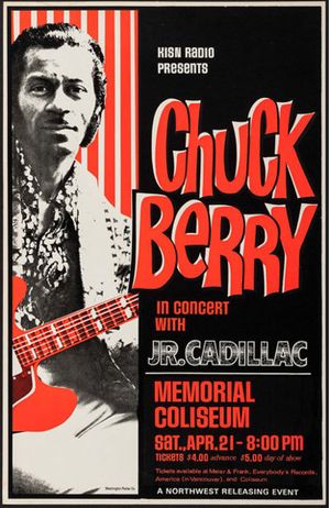 Chuck Berry & Jr. Cadillac Memorial Coliseum 1973