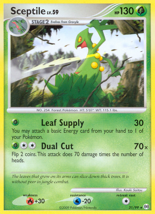 Sceptile (31/99) - Arceus Pokémon Card