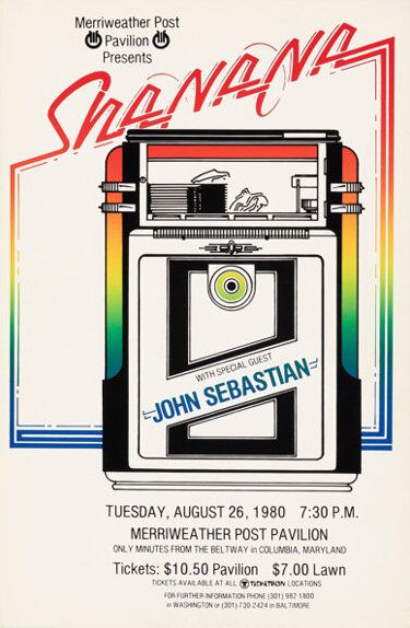 Sha Na Na & John Sebastian Merriweather Post Pavilion 1980 Value ...
