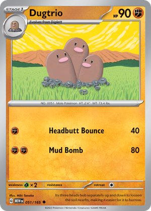 Dugtrio (51/165) - 151