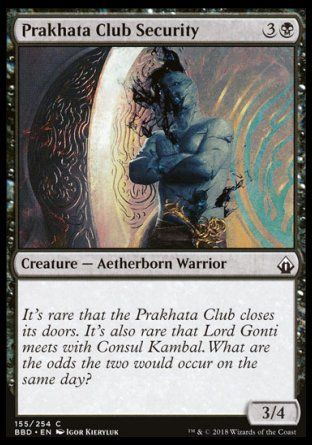 Prakhata Club Security (Battlebond) Trading Card