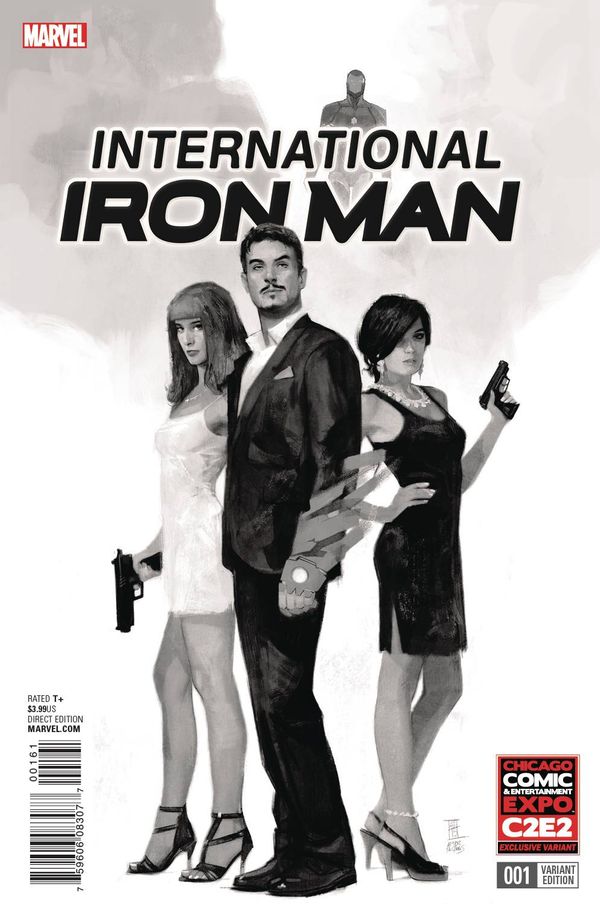 International Iron Man #1 (Alex Maleev C2E2 Previews Exclusive Inked Variant Cover)
