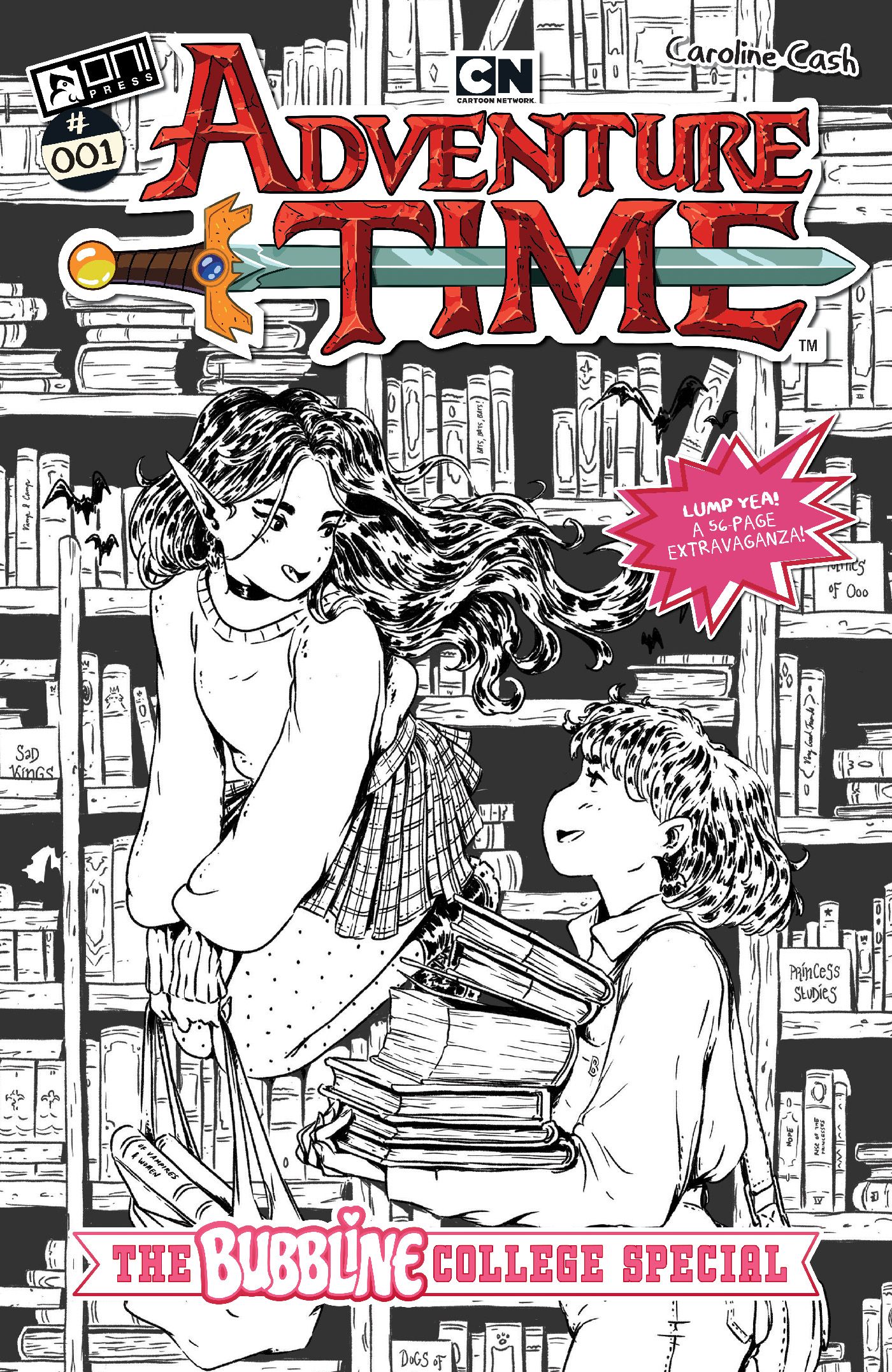 Adventure Time: The Bubbline College Special #1 (Cvr D Inc 1:10 Chloe Stawski B&w Var) Comic