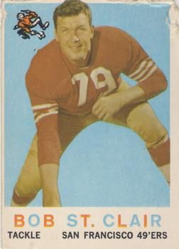 Bob St. Clair 1959 Topps #58 Sports Card