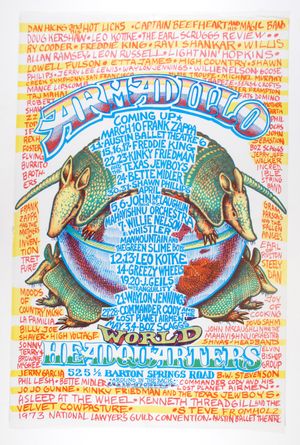 Spring Schedule Armadillo World Headquarters 1973