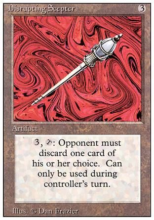 Disrupting Scepter (Revised Edition) Trading Card