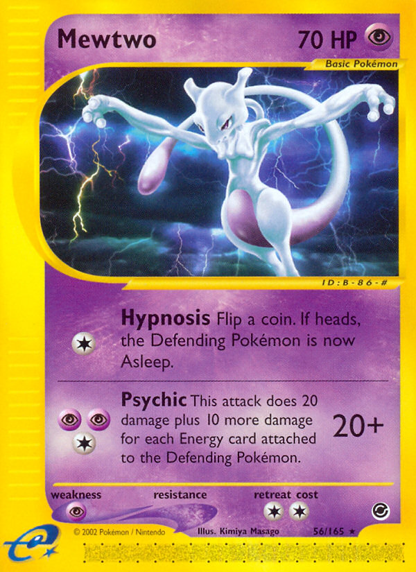 Mewtwo (56/165) - Expedition Base Set Pokémon Card