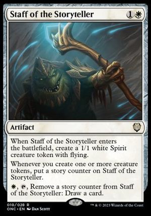 Staff of the Storyteller (Phyrexia: All Will Be One Commander Decks)