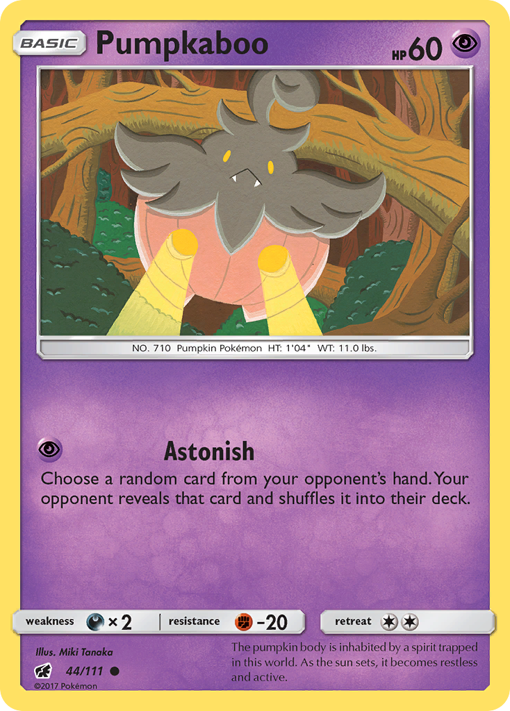 Pumpkaboo (44/111) - Crimson Invasion Pokémon Card