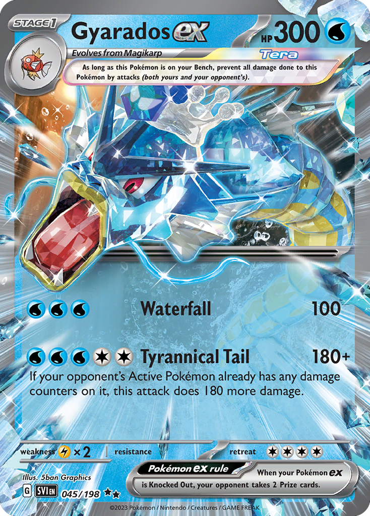 Gyarados ex (45/198) - Scarlet & Violet Pokémon Card