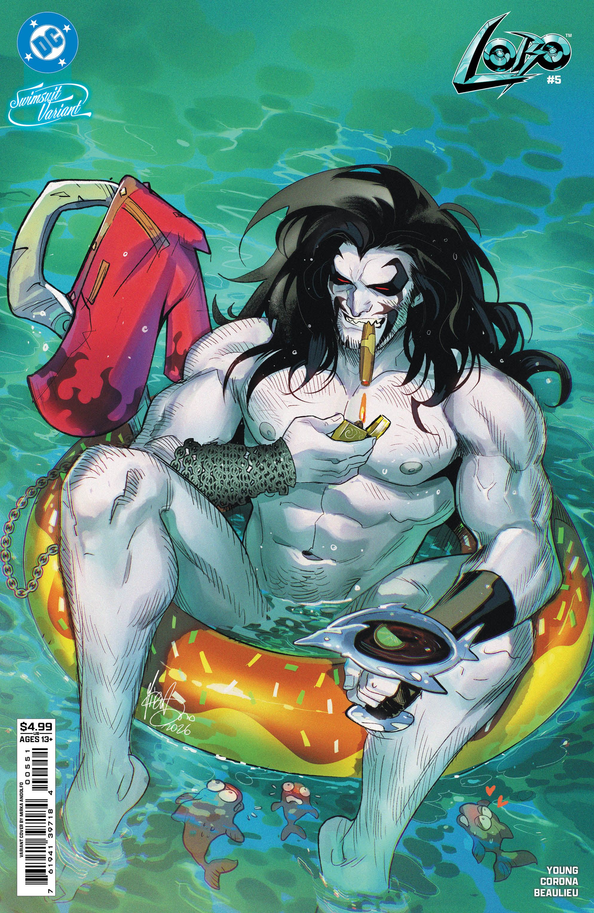Lobo #5 (Cvr E Mirka Andolfo Swimsuit Card Stock Variant) Comic