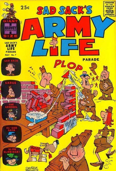 Sad Sack's Army Life Parade #7 Comic
