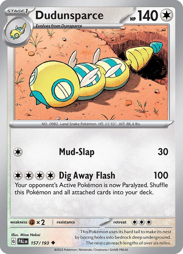 Dudunsparce (157/193) - Paldea Evolved