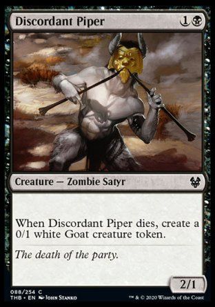 Discordant Piper (Theros Beyond Death) Trading Card