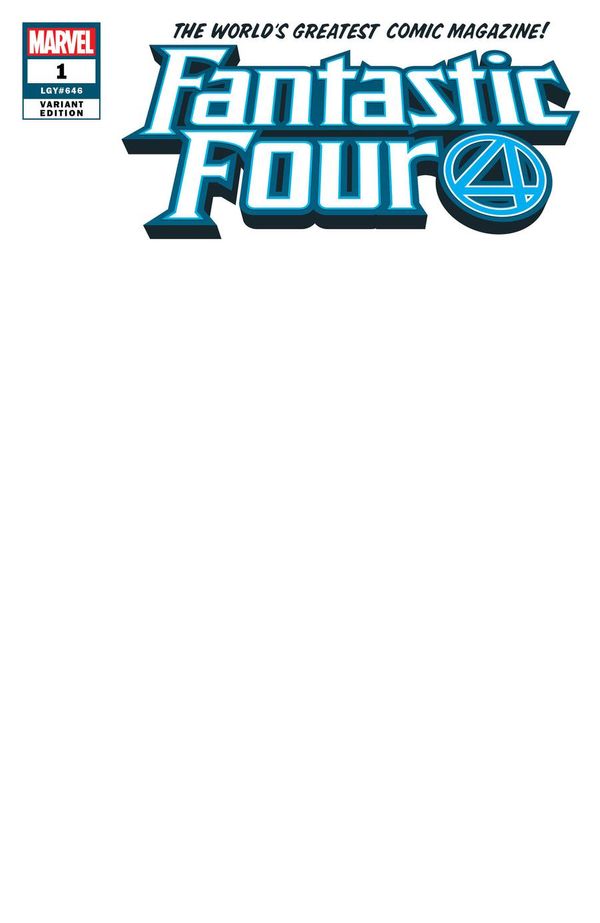 Fantastic Four #1 (Blank Sketch Edition)