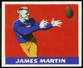 James Martin 1948 Leaf Football #24 Sports Card