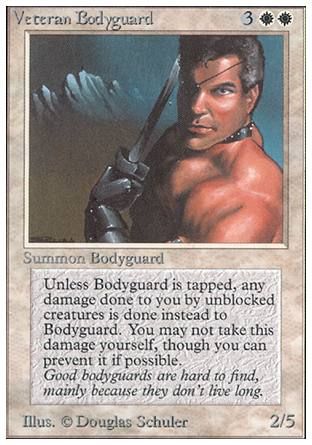 Veteran Bodyguard (Unlimited) Trading Card