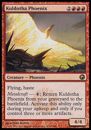 Kuldotha Phoenix (Scars of Mirrodin) Trading Card