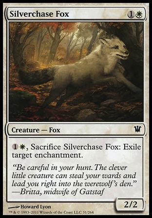 Silverchase Fox (Innistrad) Trading Card