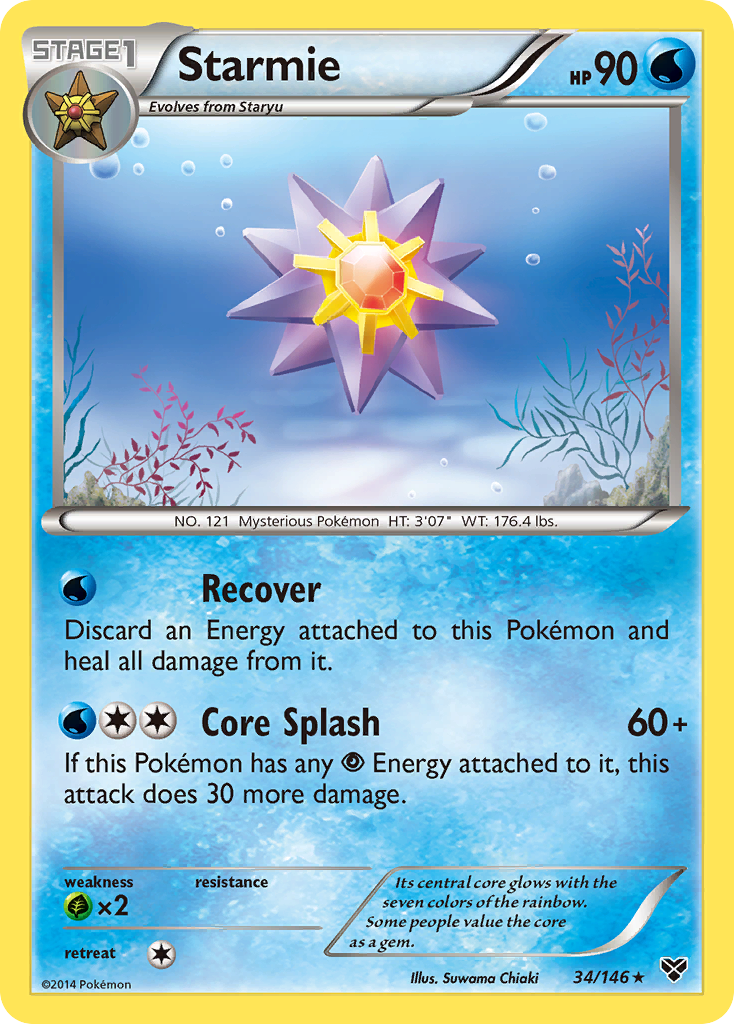 Starmie (34/146) - XY Pokémon Card