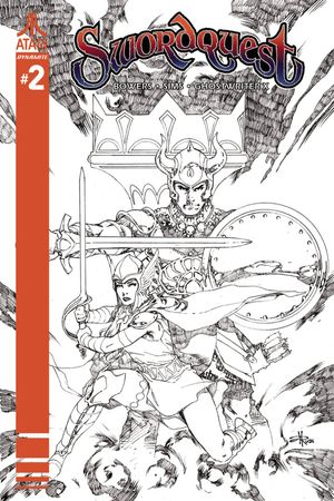 Swordquest #2 (Cover D 10 Copy Rubi B&w Cover)