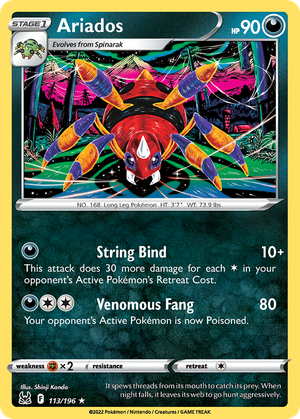 Ariados (113/196) - Lost Origin (Reverse Holo)