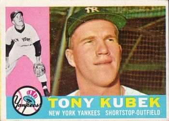 Tony Kubek 1960 Topps #83 Sports Card