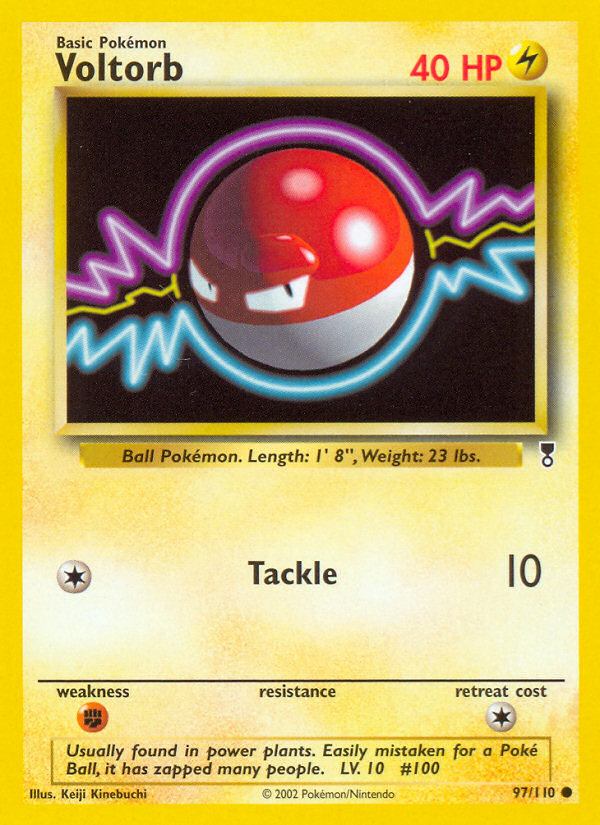 Voltorb (97/110) - Legendary Collection Pokémon Card