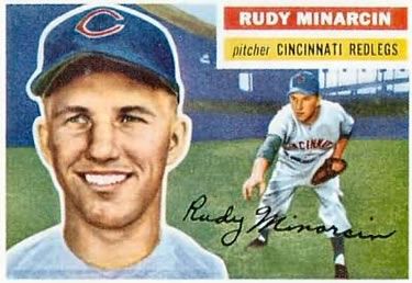 Rudy Minarcin 1956 Topps #36 Sports Card