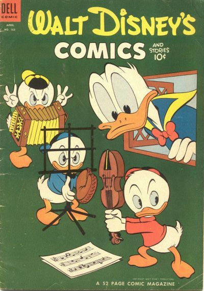 Walt Disney's Comics and Stories #163 Comic