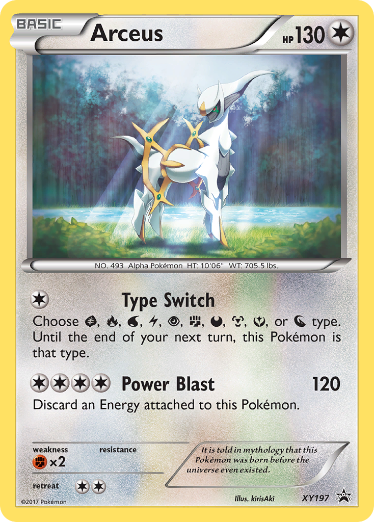 Arceus (XY197) - XY Black Star Promos Pokémon Card