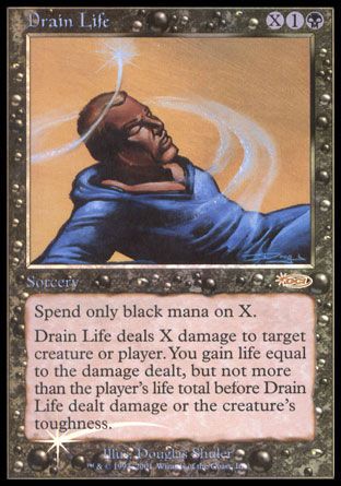 Drain Life (FNM Promos) Trading Card